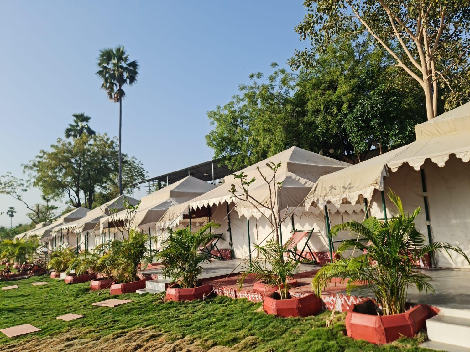 Riverview Tent Resort Kevadia Exterior foto